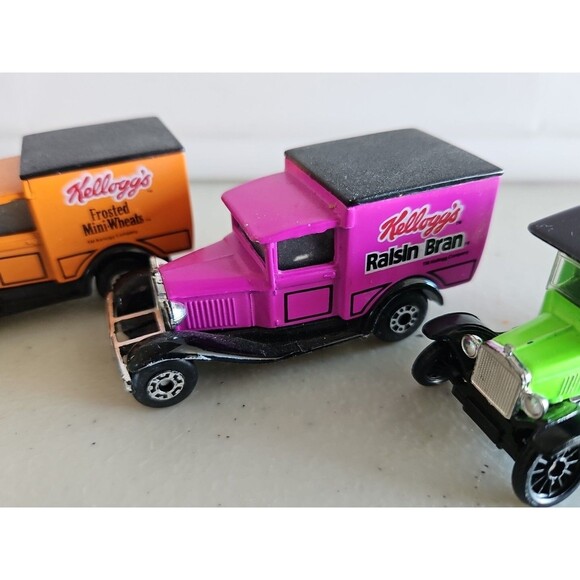 Lot Of 4 Matchbox International Collectible Kellogg’s Cereal Trucks Corn Flakes - Picture 4 of 11